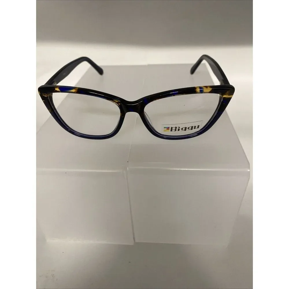 Biggu Womens Eyeglasses Tortoise Cat Eye NEW Frame Only 3238